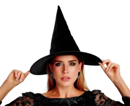 czarny-kapelusz-wiedzmy-czarownicy-flokowany-przebranie-na-halloween