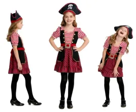 stroj-piratka-przebranie-bal-halloween-sukienka-kapelusz-110-120cm