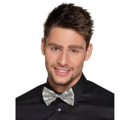 muszka-brokatowa-srebrna-dodatek-do-stroju-przebrania-party-karnawal