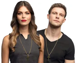 naszyjnik-zloty-krzyz-na-szyje-dodatek-do-stroju-przebrania-party