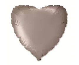 balon-serce-satynowy-pieczarkowy-grafitowy-szary-dekoracja-urodziny-46x48cm