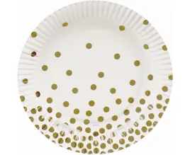 talerzyki-papierowe-zlote-groszki-konfetti-biale-urodziny-slub-18-cm-6-szt