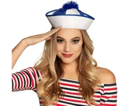czapka-navy-niebiesko-biala-marynarz-majtek-zeglarz-impreza-karnawal-stroj