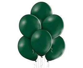 klasyczne-lateksowe-balony-pastelowe-ciemnozielone-dekoracja-30-cm-100-szt