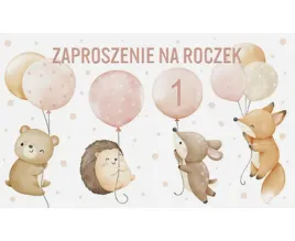 zaproszenia-na-pierwsze-urodziny-roczek-dzieciece-zwierzeta-10-szt