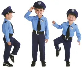 stroj-dla-dzieci-niebieski-policjant-czapka-koszula-z-krawatem-spodnie