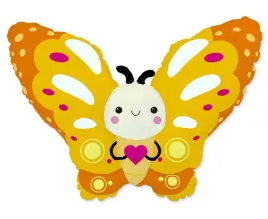 balon-foliowy-motylek-zolty-motyl-urodziny-dziecka-dekoracja