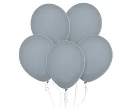 balony-pastelowe-szare-46-cm-25-szt