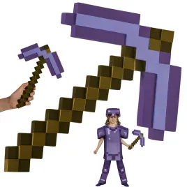 kilof-minecraft-zaczarowany-axe-fioletowy-mojang-diamentowy-gra-piksele