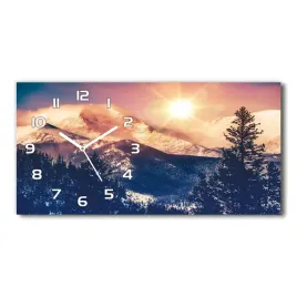 zegar-scienny-szklany-cichy-gory-kolorado-60x30-cm
