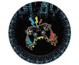 talerzyki-papierowe-play-joystick-pad-urodziny-gracza-18-cm-8-szt