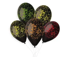 balony-premium-marble-czarne-marmurkowe-lateksowe-33-cm-5-szt