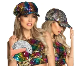 czapka-z-daszkiem-cekiny-teczowe-srebrne-disco-party-przebranie-impreza