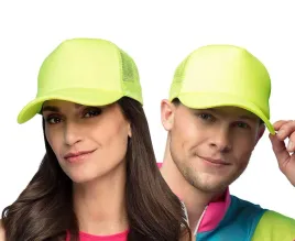 czapka-z-daszkiem-neonowa-zolta-z-siateczka-party-impreza