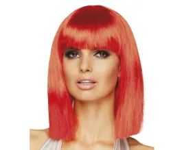 peruka-dance-neonowa-czerwien-long-bob-sztuczne-wlosy