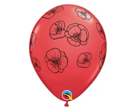 balony-czerwone-maki-kwiaty-28-cm-25-szt