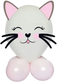 balony-urocze-zwierzatka-kotek-diy-kreatywna-dekoracja-pokoju-dziewczynki