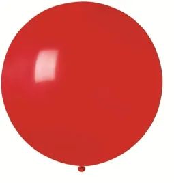 balon-kula-pastelowa-czerwona-imprezowa-80cm