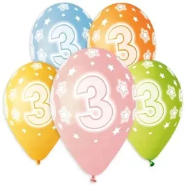 balony-cyfra-3-urodziny-kolorowe-wzory-33-cm-5-szt