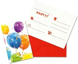 zaproszenia-z-koperta-sparkling-balloons-6-szt