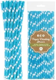 slomki-papierowe-blekitne-w-biale-groszki-24-szt