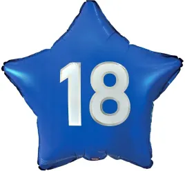 balon-na-18-urodziny-gwiazda-niebieska-45-cm