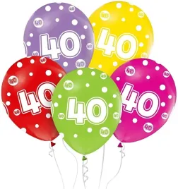 balony-na-40-urodziny-urodzinowe-30-cm-5-szt