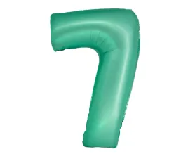 balon-cyfra-cyferka-7-urodziny-mietowa-matowa-76cm