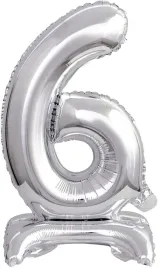 balon-cyfra-cyferka-6-stojacy-srebrny-38-cm