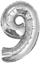 balon-cyfra-cyferka-9-urodziny-srebrna-35-cm