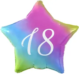 balon-na-18-urodziny-gwiazda-gradient-45-cm
