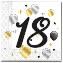 serwetki-18-urodziny-papierowe-balloons-33x33cm