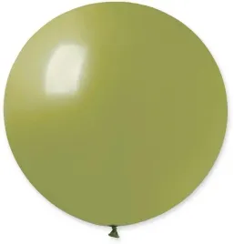 balon-gigant-kula-pastelowa-zielona-oliwkowa-80cm