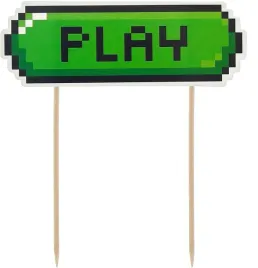 dekoracja-na-tort-topper-game-on-play-gracza-pixel