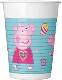 kubeczki-plastikowe-swinka-peppa-200-ml-8-szt