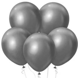 balony-chromowane-grafitowe-szare-30-cm-50-szt