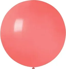 balon-gigant-kula-pastelowa-koralowy-olbrzymi-80cm