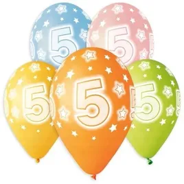 balony-cyfra-5-kolorowe-13-cali-5-szt
