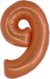 balon-foliowy-cyfra-9-miedziana-smart-76-cm