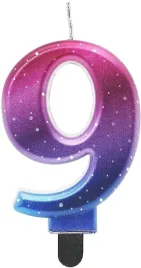 swieczka-tort-cyfra-9-urodziny-metalik-nocne-niebo