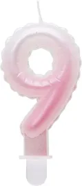 swieczka-tort-cyfra-9-ombre-perlowa-bialo-rozowa