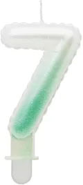swieczka-tort-cyfra-7-ombre-perlowa-bialo-zielona