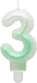 swieczka-tort-cyfra-3-ombre-perlowa-bialo-zielona