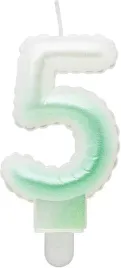 swieczka-tort-cyfra-5-ombre-perlowa-bialo-zielona
