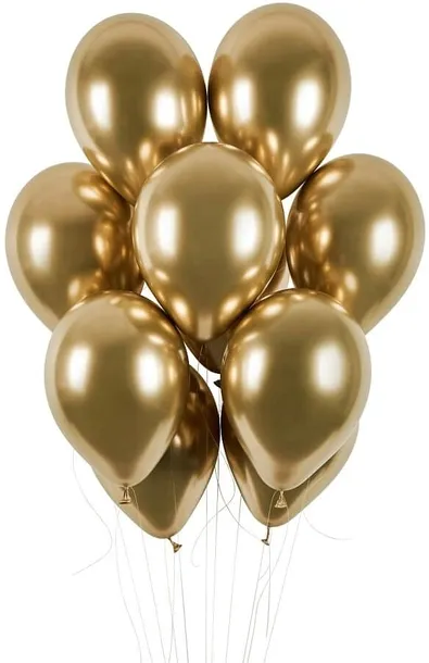Balony Złote Chromowane Shiny 088 Gemar 13” 33cm 50szt.