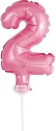 balon-na-patyczku-cyfra-2-na-tort-rozowa-13-cm