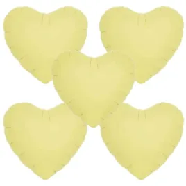 balon-foliowy-serce-pastelowy-zolty-35-cm-5-szt