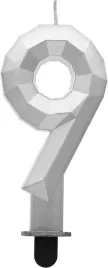 swieczka-cyfra-cyferka-9-diament-metalik-srebrny