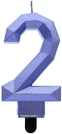 swieczka-cyfra-2-diament-metalik-ciemnoniebieska