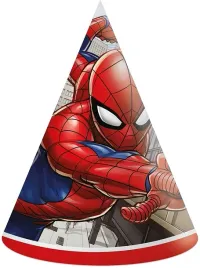 czapeczki-papierowe-urodzinowe-spiderman-6-szt